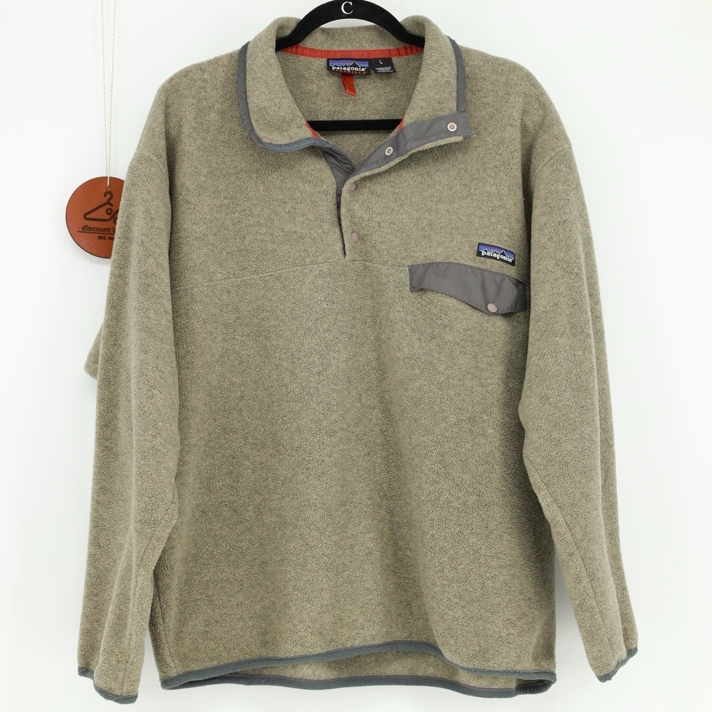 Vintage‎ 1999 Patagonia Synchilla Snap-T Fleece Pullover Mens Size Large 25450